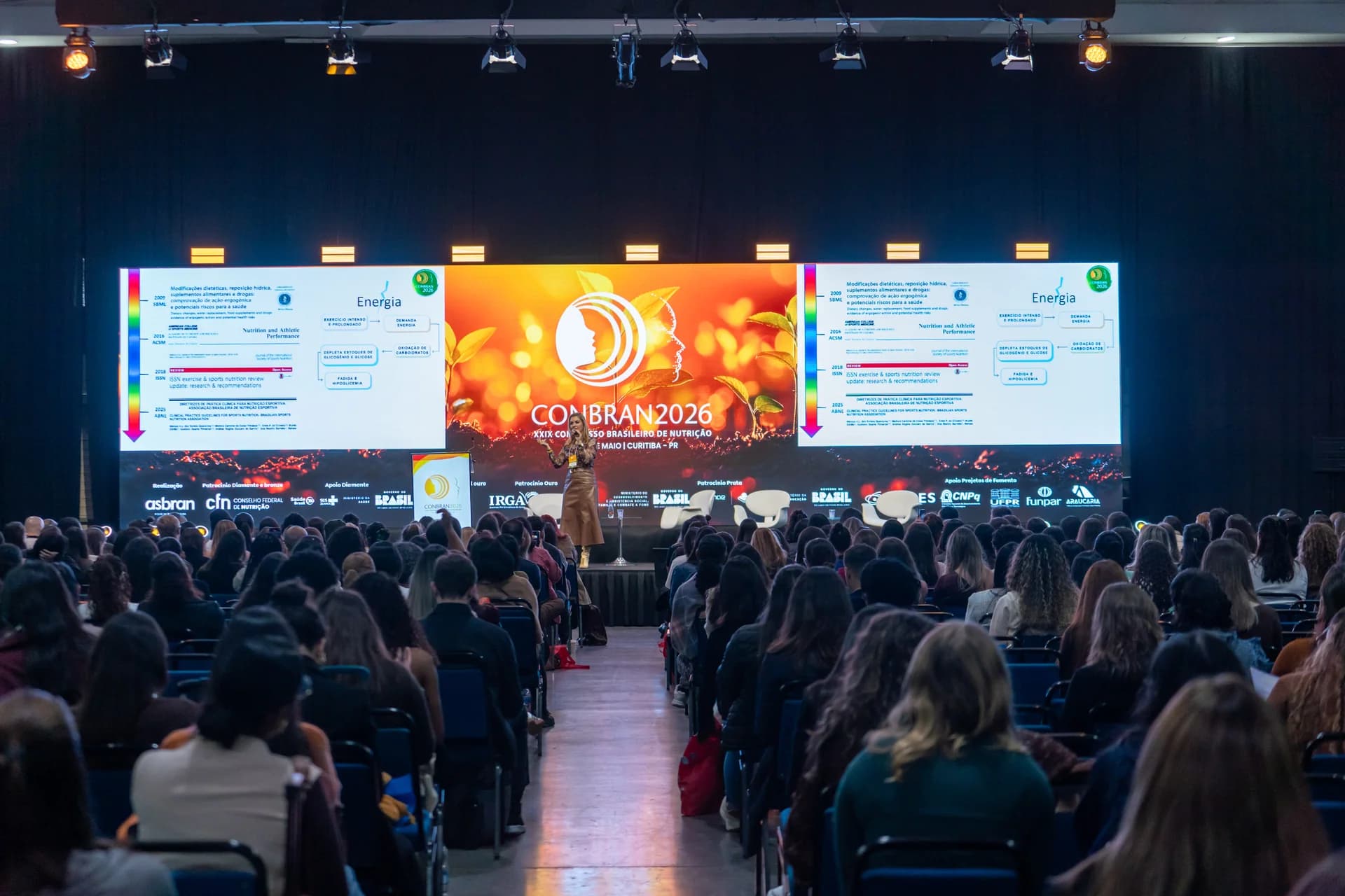 Auditório principal durante a programação científica — CONBRAN