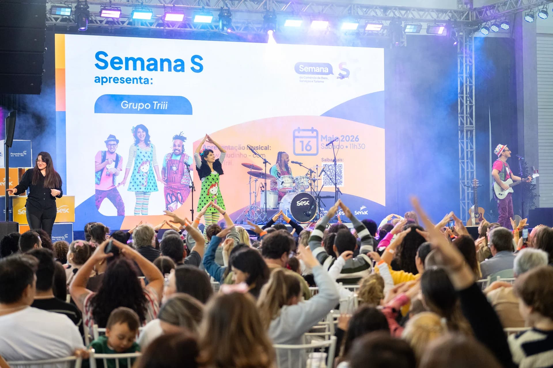 Show no palco do evento — Semana S