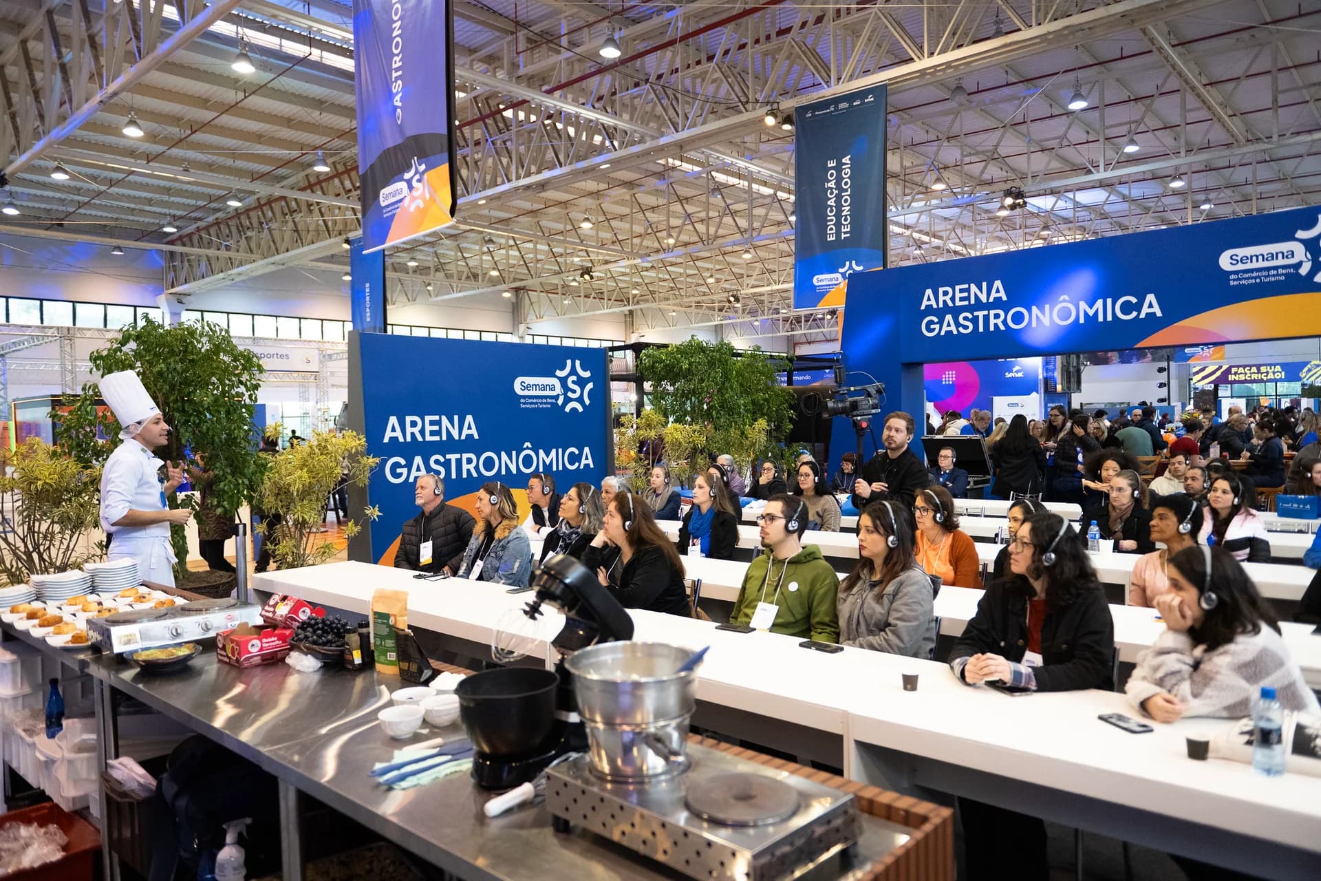 Atividades na arena gastronômica — Semana S