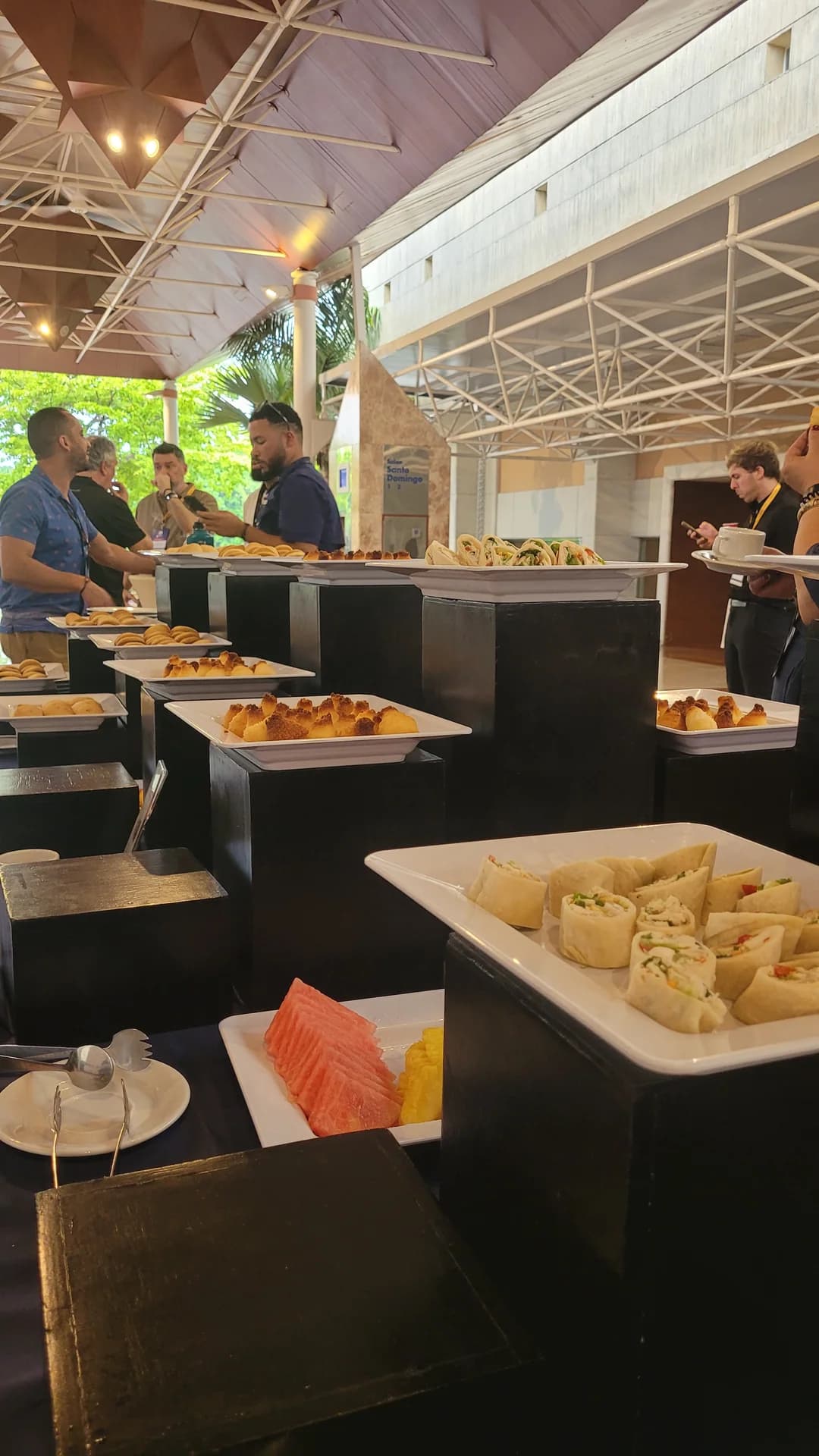 Estrutura de alimentação e coffee break — SLDV