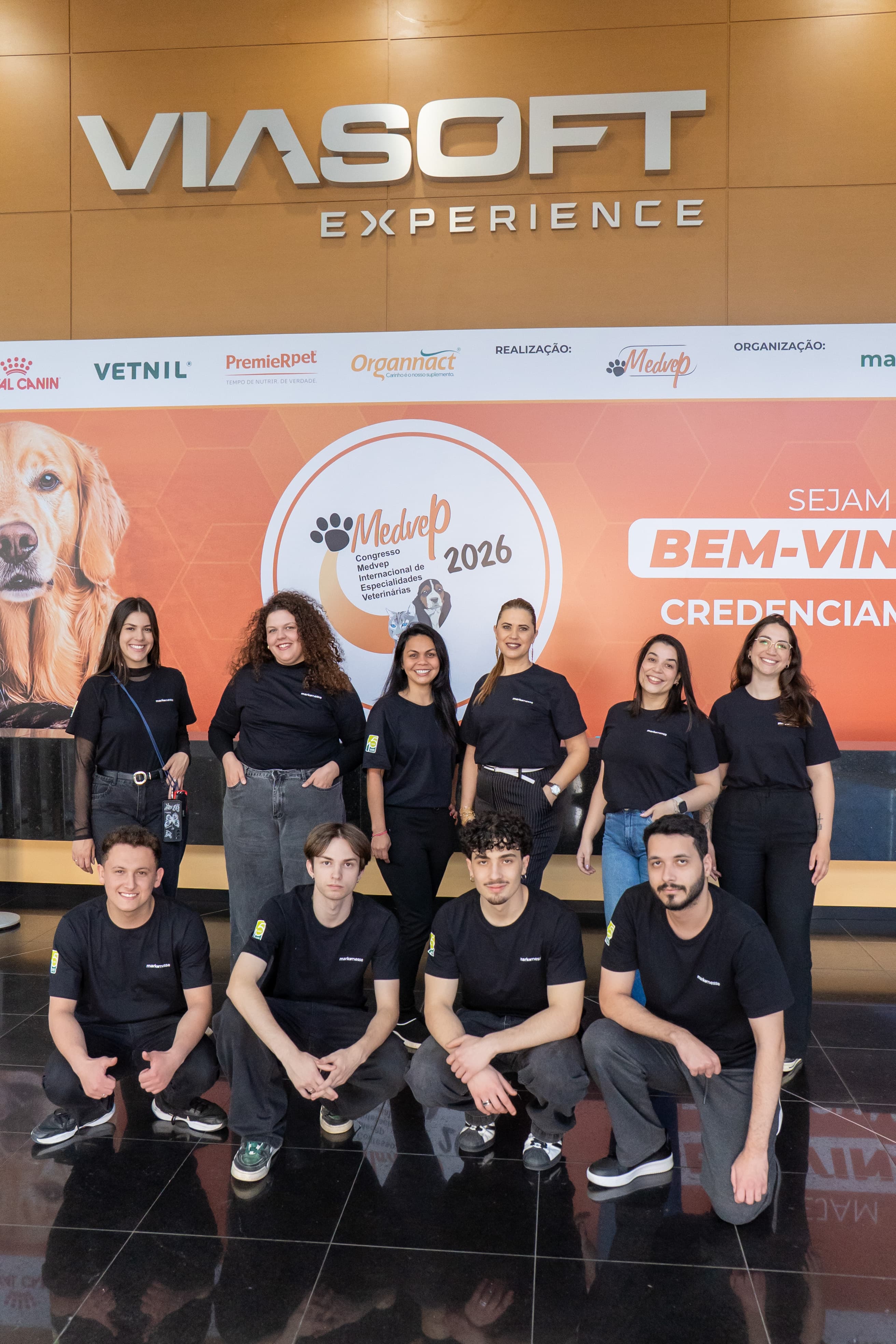 Equipe de organização reunida no Congresso Medvep